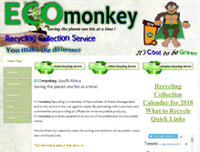 Tablet Screenshot of ecomonkey.co.za